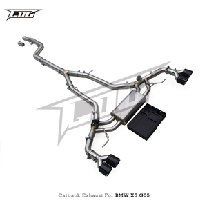 ท่อไอเสีย Boska สำหรับ X5/X6 M40i G05 3.0T ปี 2019-2023 สแตนเลสสตีล Catback Muffler วาล์ว ปลายท่อคาร์บอนสีดำ - Product Image 5