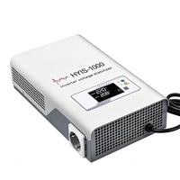 Convertisseur de tension automatique monophasé à onde sinusoïdale pure 1KVA800W 220V/230V 90-310V en cuivre avec régulateur de tension SVC et écran LCD