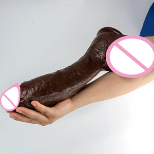 Dildo réaliste Top Cock, noir, gros pénis, jouets sexuels anaux pour adultes, vagin, strap-on, masturbateurs pour femmes, stimulateur du point G - Product Image 2