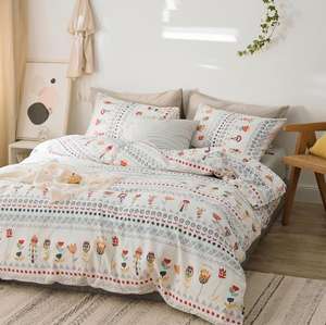 Ropa de Cama Bohemia, Sábanas de Estilo Nórdico, Juegos de Cama Geométricos - Product Image 2