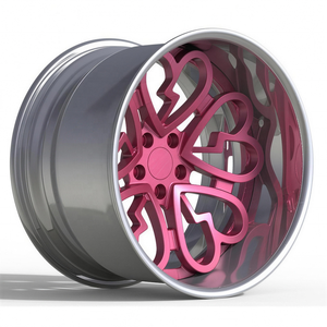 Juego de Tres Ruedas Cóncavas con Diseño de Corazón, Llantas de Aleación Personalizadas de 18 <span class=keywords><strong>y</strong></span> 19 Pulgadas, Compatibles con <span class=keywords><strong>BMW</strong></span> <span class=keywords><strong>MINI</strong></span> <span class=keywords><strong>y</strong></span> Tesla Model 3 <span class=keywords><strong>Y</strong></span> S X - Product Image 1