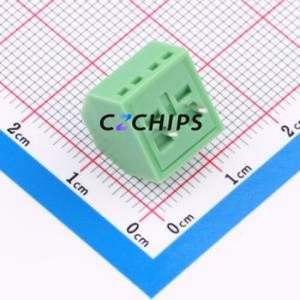 KF127S-5.08-2P Screw Terminal Block Through hole Component (THT),P=5.08mm Connector 1x2P 5.08mm Green Through Hole - Product Image 2