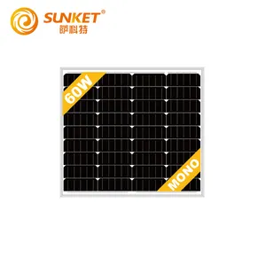 Kw panneau solaire sala panal 공장 공급 60 와트 100wp 150 와트 태양 전지 패널 가격 태양 전지 패널 키트 시스템