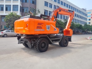 Excavadora de Ruedas de 14 Toneladas de la Mejor Marca de China, CDM6150W, Excavadora de Ruedas de Tamaño Mediano LG6150W con Alta Potencia de Excavación en Oferta - Product Image 5