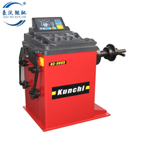 Équipement de garage Liaoning Kunchi, équilibreuse de roues portable, machine d'équilibrage des pneus