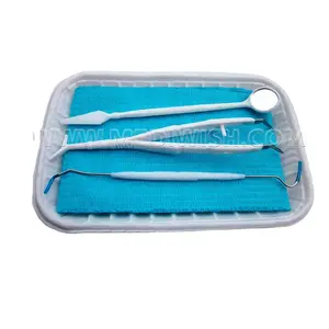 दैनिक डिस्पोजेबल दंत परीक्षा बाँझ किट 1 में 5 डिस्पोजेबल दंत चिकित्सा उपकरण