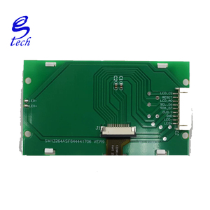 Module LCD 132*64 COG écran jaune-vert 3.3V ST7567 9 broches, interface série SPI, affichage LCM - Product Image 2