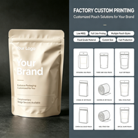 Sachets Doypack Imprimés Personnalisés Gratuits, Qualité Alimentaire, Anti-humidité, Écologiques pour Café, Aliments et Produits pour Animaux de Compagnie