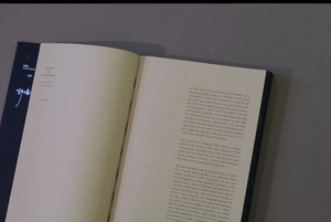 Folio d'artiste Mino papier noir Manila Hawk couverture en flanelle noire avec double rainure en V et sérigraphie argentée reliure cousue d'archives - Product Image 4