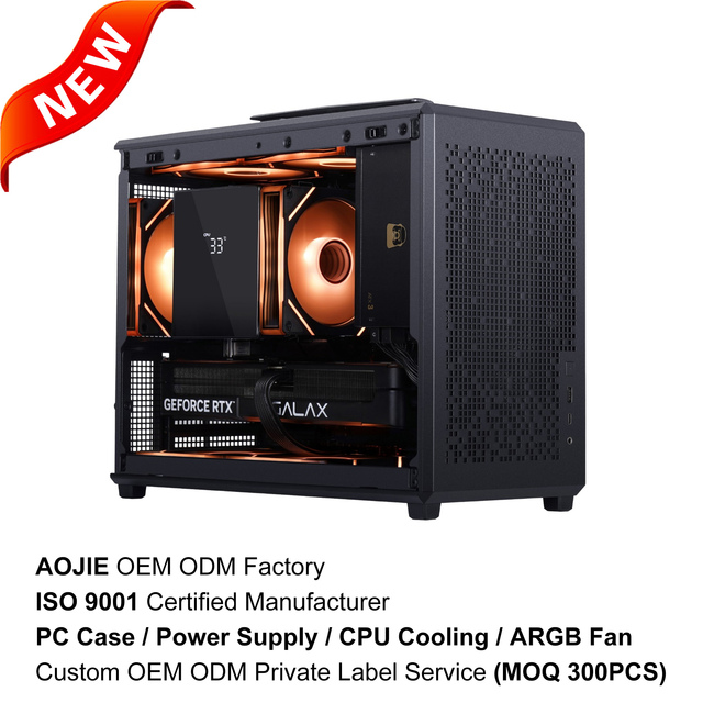 Wholesale OEM Micro Atx Itx Pc Case Desktop Mid Tower Case Pc Cabinet Boitier Pc Cpu Case Black H1851 PRO Computer Chassis
