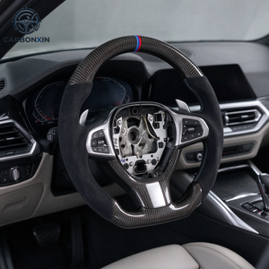Volante LED de Fibra de Carbono Personalizado para BMW F 316i 320i 328i F30 F20 F21 F22 F30 F31 F32 F33 F34 X3 X4 X5 X6 520 525 530 - Product Image 5