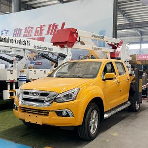 איכות גבוהה 13.5 מ 'טנדר משאית רכוב פלטפורמת עבודה אווירית דלי מבודד עם משאית טלסקופית בום טלסקופי - Product Image 2
