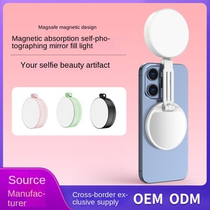 Luz de Relleno para Teléfono Móvil, <span class=keywords><strong>Portátil</strong></span>, para Transmisiones en Vivo, Fotografía, Magnética, Belleza, Suave, de Bolsillo, Temperatura de Color Ajustable, con <span class=keywords><strong>Batería</strong></span> - Product Image 5