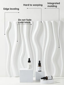 50*50 bordo cavo 3D PVC realistico sfondo geometrico foto bordo del prodotto fotografia stile di sfondo - Product Image 5