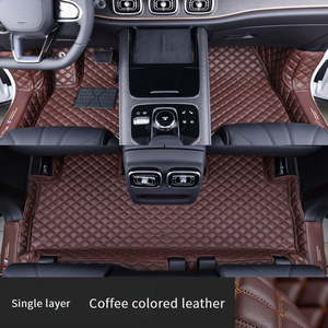 Tapis de sol de voiture cinq places d'usine tapis de pied de seuil de paquet entièrement fermé tapis de pied en cuir de voiture d'affaires écologique - Product Image 6