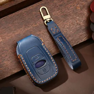 ฝาครอบกุญแจรถหนัง ที่ใส่กุญแจ ป้องกันรอยขีดข่วน สำหรับ Subaru Legacy XV Forester Outback BRZ SIT อุปกรณ์เสริมรีโมทอัจฉริยะ - Product Image 2