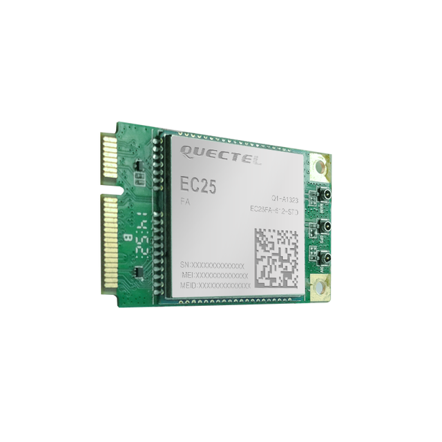 Industrial Grade Quectel EC25 Mini PCIe 4G LTE Module, Wide Temperature Range for IoT Gateway, Automation, and M2M Communication