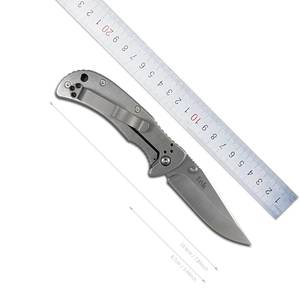 Cuchillo plegable de titanio personalizado, cuchillo de camping con mango G10 - Product Image 1