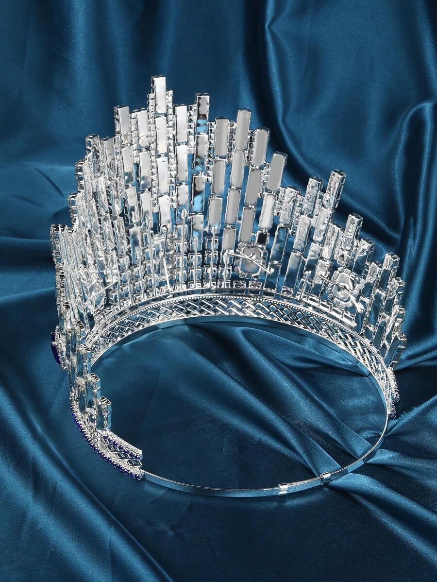 Wholesale Custom Large Tall Baroque Crown Full round Blue  display picture 1