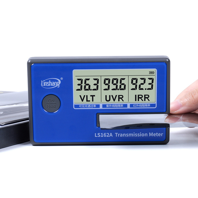LS162 LS162A IR UV Rejection Measurement Car Tint Meter Window Film Tester Portable Transmission Meter