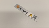 Placa de Identificación de Acero Inoxidable Grabada Personalizada, Placa de Metal con Logotipo Relleno en Negro, Acabado Cepillado y Orificios de Montaje