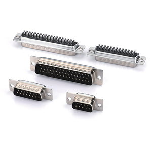 Connecteur D-SUB 25 broches femelle vertical pour <span class=keywords><strong>PCB</strong></span>, riveté, colonne en <span class=keywords><strong>cuivre</strong></span> 6.0, D-SUB 25 broches femelle V/T, prise DB 25 broches 180 degrés pour <span class=keywords><strong>PCB</strong></span> - Product Image 5