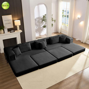 Sofá cama modular con combinación DIY para muebles de sala de estar, sofá comprimido convertible, suelo abatible, Futón para dormir, sofá cama 2733 - Product Image 3