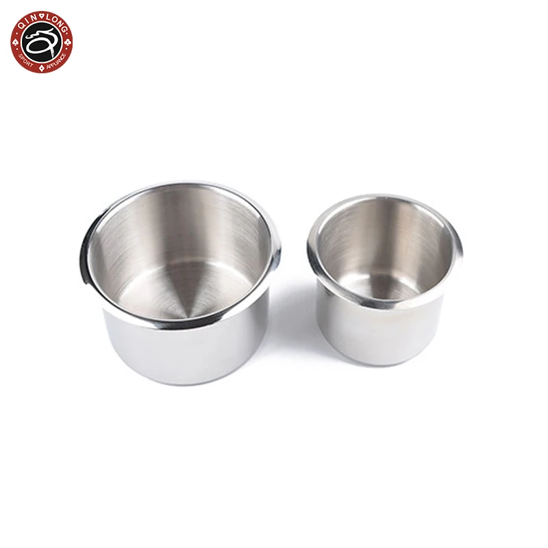 Большая и маленькая медная чашка держатель для кока-колы из нержавеющей стали пепельница для Техасского покера настольные развлекательные игры настольные аксессуары