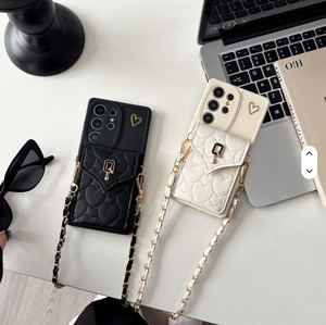 Crossbody kim loại khóa cardbag điện thoại trường hợp Hoàn chỉnh với Samsung Galaxy S25 S24 S23 S22 S20 S21 A73 A72 A71 A56 A26 bảo vệ Bìa - Product Image 2