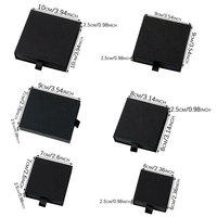 Boîtes d'emballage pour bijoux en carton rembourré avec des matériaux recyclés biodégradables, style tiroir, boîtes cadeaux pour collier, bracelet, bague
