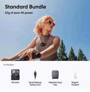 For IN sta 360 GO Ultra Standard Edition 10M Waterproof 53g Ultra-Light Ultra-HD Footage 4K60fps Shoot for up to 200 minutes - Product Image 5