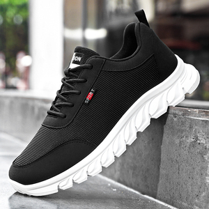 Men's Breathable Mesh Running Sneakers Non Slip Thick Sole Athletic Walking Shoes - Product Image 1