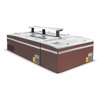Cuisine professionnelle Restaurant Électronique Grand Congélateur Coffre Horizontal Congélateur Réfrigérateur Réfrigérateur Coffre Congélateur