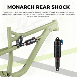 Cadre de vélo de montagne tout suspendu UCI 29 pouces en alliage d'aluminium léger, design aérodynamique, cadre de vélo de <span class=keywords><strong>course</strong></span> d'<span class=keywords><strong>endurance</strong></span> avec amortisseur arrière - Product Image 3