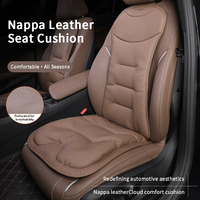 Coussins de siège de voiture en cuir Nappa et mousse à mémoire de forme, adaptés à toutes les saisons et réduisant la fatigue lors des longs trajets