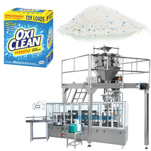 Easy setting detergent powder 4 kg packaging machine 1 kg carton box packing machine for washing powder cartoning machine