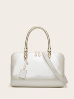 Sacs à main en cuir PU brillant pour femmes, sacs à bandoulière, sacs fourre-tout tendance, sacs de travail à poignée supérieure – Collection 2026 – Vente en gros pour designers