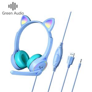 Audífonos para Juegos GAE-G30 de Fábrica, con Orejas de Gato, Lindos, con Efecto de Graves Potentes, Otros Accesorios para Juegos - Product Image 1