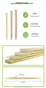Palillos personalizados de estilo clásico con logotipo personalizado palillos de sushi de bambú desechables portátiles