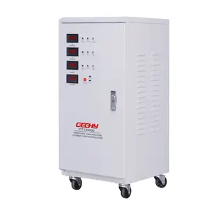 산업 SVC 자동 귀환 제어 장치 6KVA ~ 20KVA 삼상 자동적인 힘 전압 조정기/안정제