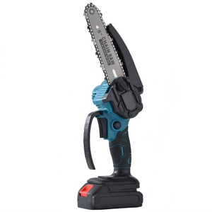 <span class=keywords><strong>Mini</strong></span>-tronçonneuse sans fil RYNEX OEM 6 pouces, <span class=keywords><strong>batterie</strong></span> lithium 21V, certifiée CE, utilisation <span class=keywords><strong>à</strong></span> une main pour jardin, branches d'arbres, bois de chauffage - Product Image 2