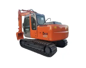 Hitachi ex120 used excavator is made in Japan and equipped with Isuzu direct injection engine
