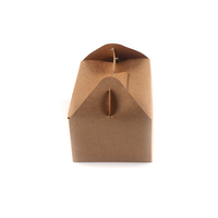 Emballage en papier Kraft avec Logo personnalisé pour gâteau, 10 pièces, bon marché