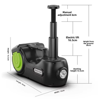 Gato hidráulico eléctrico multifuncional de 12V, capacidad de 5 toneladas para reparación de automóviles, Gato hidráulico eléctrico