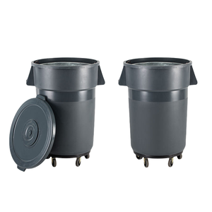 <span class=keywords><strong>Chariot</strong></span> rond en plastique pour <span class=keywords><strong>poubelle</strong></span> à eau et à ordures - Product Image 4