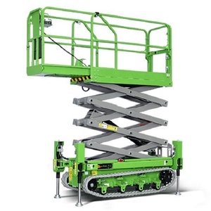 Nhà Máy Giá 6M 8M 10M 500kg Công suất di động theo dõi Kéo Cắt kéo nhỏ tự hành nền tảng làm việc trên không - Product Image 3