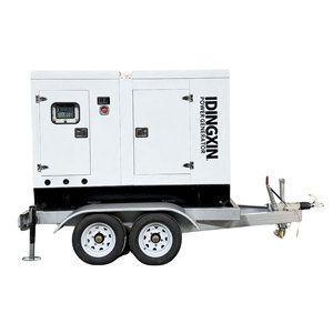Generadores Silenciosos Móviles Tipo Remolque de 30 kVA, 40 kW, 50 kVA, 60 kVA, 80 kW, 100 kVA, Refrigerados por Agua, de Alta Calidad - Product Image 3