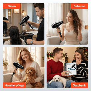 Secador de Pelo FirePhoenix 8101X con Control de Frizz, Iones Negativos, Motor BLDC de Alta Velocidad y Bajo Ruido (18.5m/s) para un Cabello Suave - Product Image 6