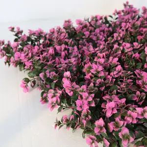 人造植物 camelia 丝绸花薰衣草紫外线保护人造植物壁垫为客厅