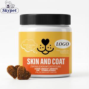 OEM ODM Friandises molles pour la peau et le pelage des animaux de compagnie, compléments alimentaires pour chiens à base d'oméga 3 6 9, étiquette privée, huile de poisson, friandises molles pour un pelage brillant et une peau saine - Product Image 1